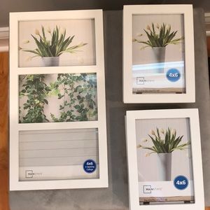 White picture frames